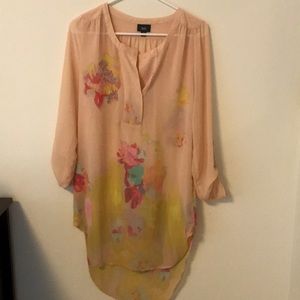 Mossimo long sleeve floral top